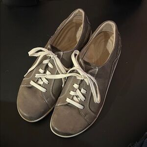 Aetrex Women's Casual Lace-Up Shoes - Gray